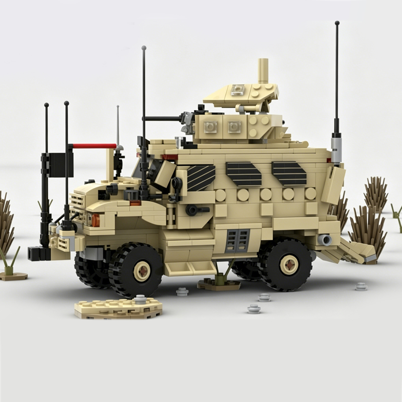 Heavy Equipment Lego - qwert Heavy Armored Car Model MOC