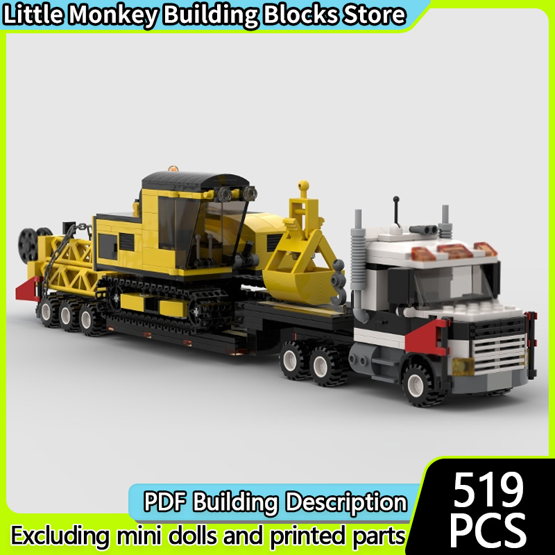 Heavy Equipment Lego - City Car Model MOC Building Bricks