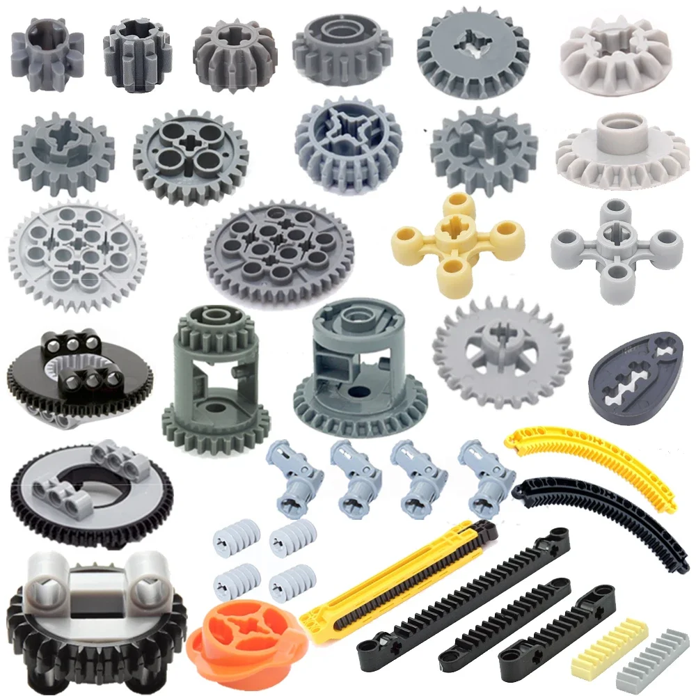 Heavy Equipment Lego - MOC Technical Gear Axle Bricks Parts