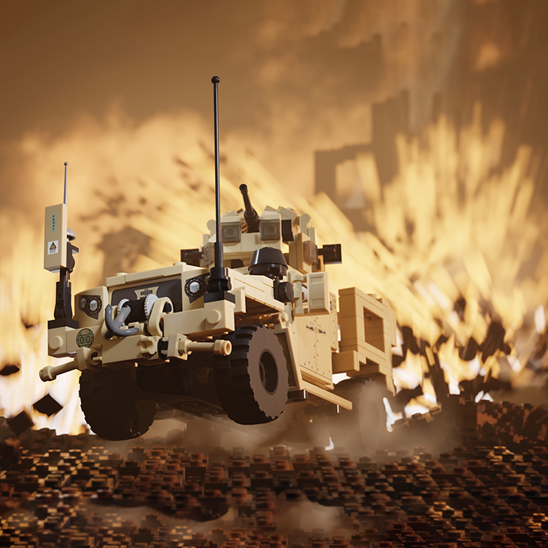 Heavy Equipment Lego - M1278 Heavy Tactical Truck Model MOC