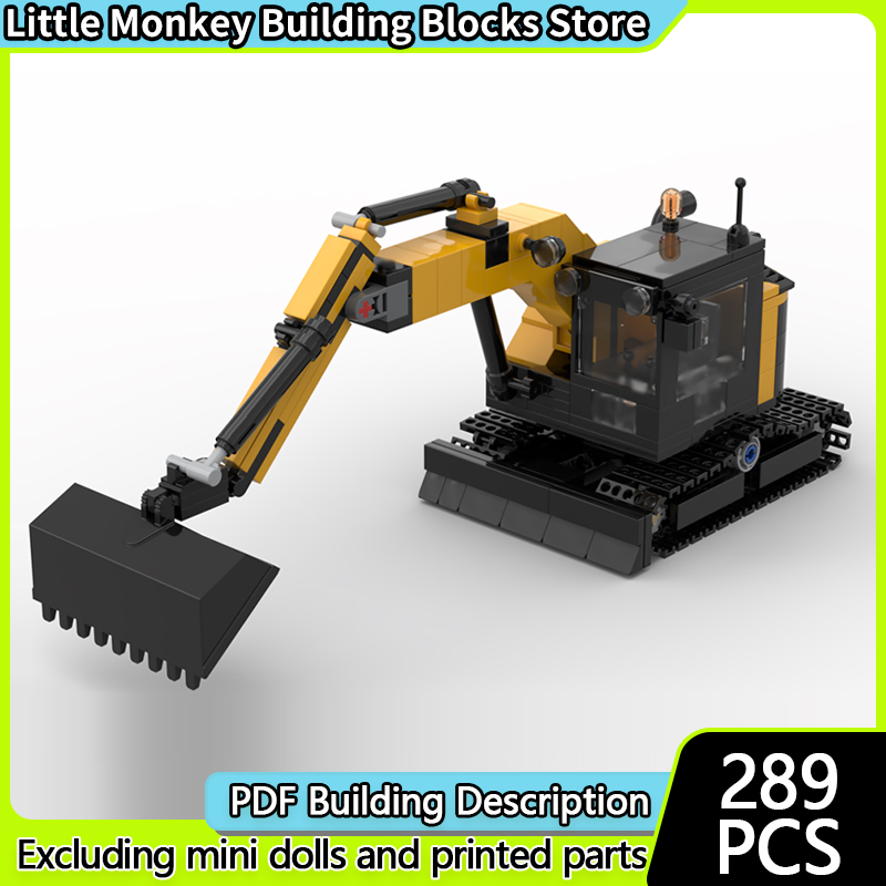 Heavy Equipment Lego - City Car Model MOC Building Bricks