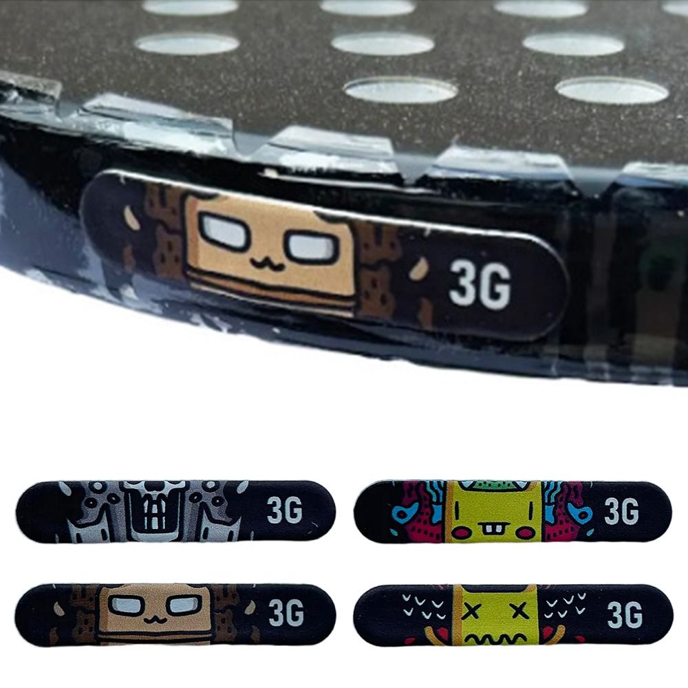 6PCS Cartoon Tennis Racket Wei - Heavy Equipment Stickers 评论和价格