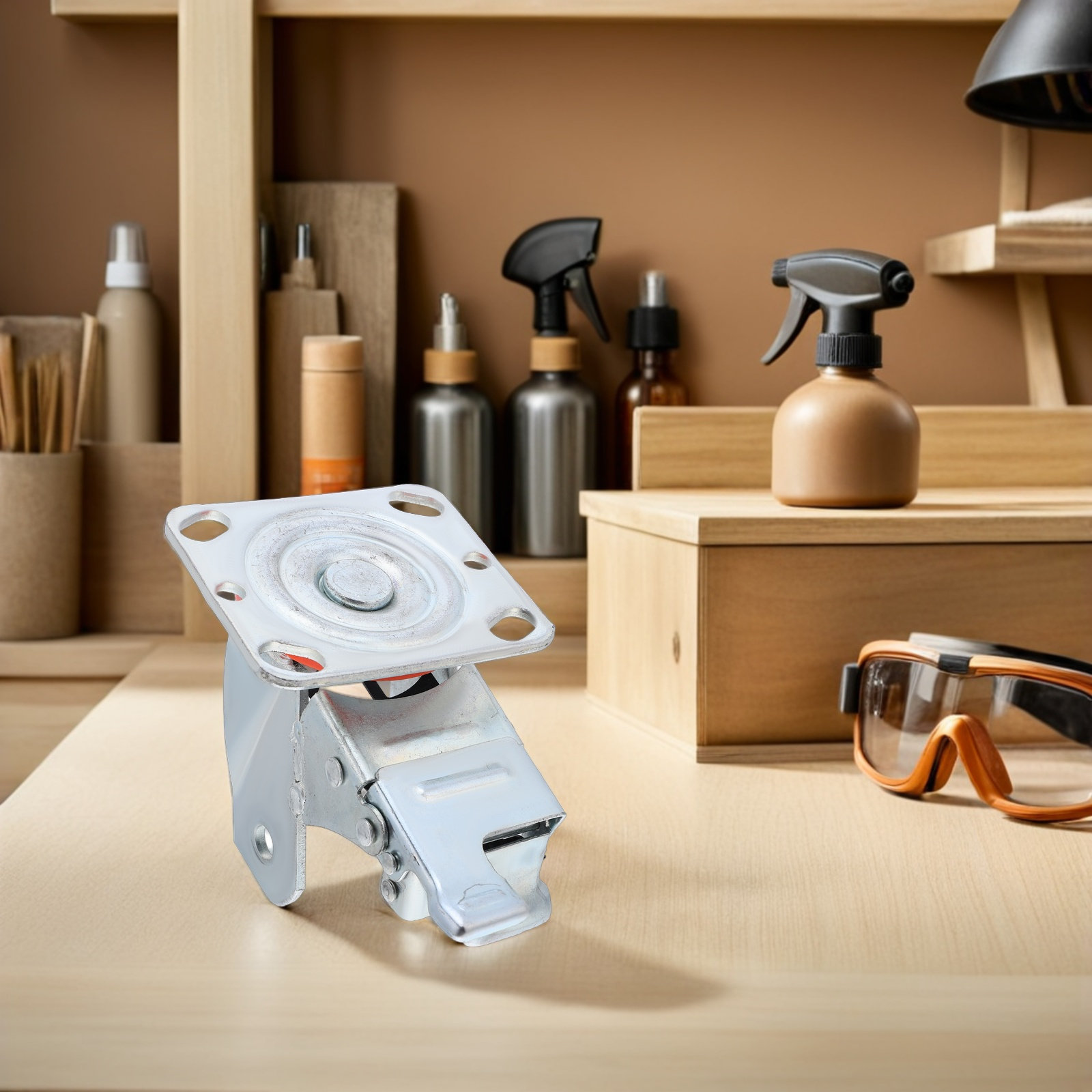 Swivel Caster Bracket 4-Inch H - Heavy Equipment In Construction 评论和价格