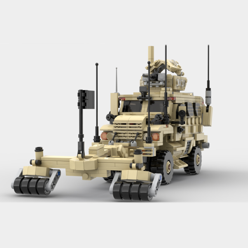 qwert Heavy Armored Car Model  - Heavy Equipment Lego 评论和价格