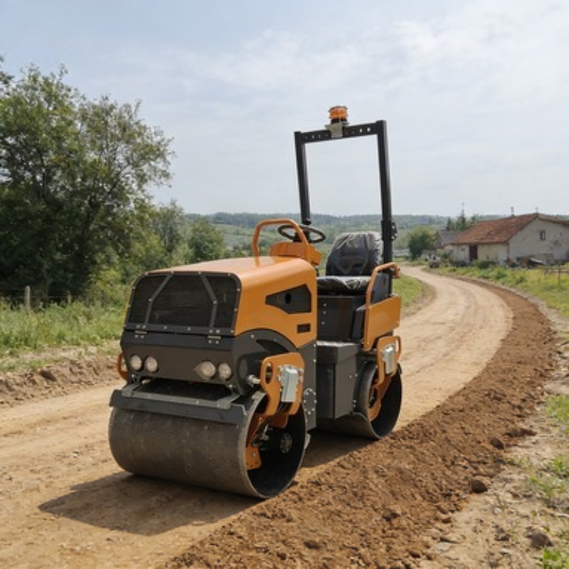 Compactor Road Roller Vibrator - Heavy Equipment In Construction 评论和价格