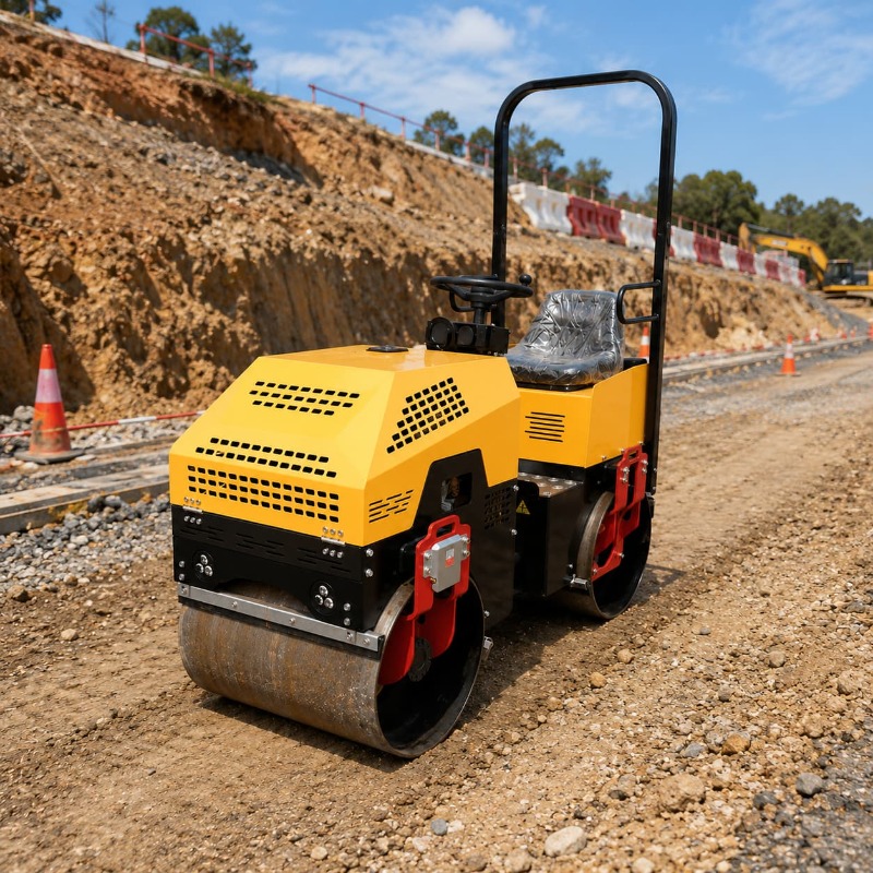 Double Drum Vibratory Road Rol - Heavy Equipment In Construction 评论和价格