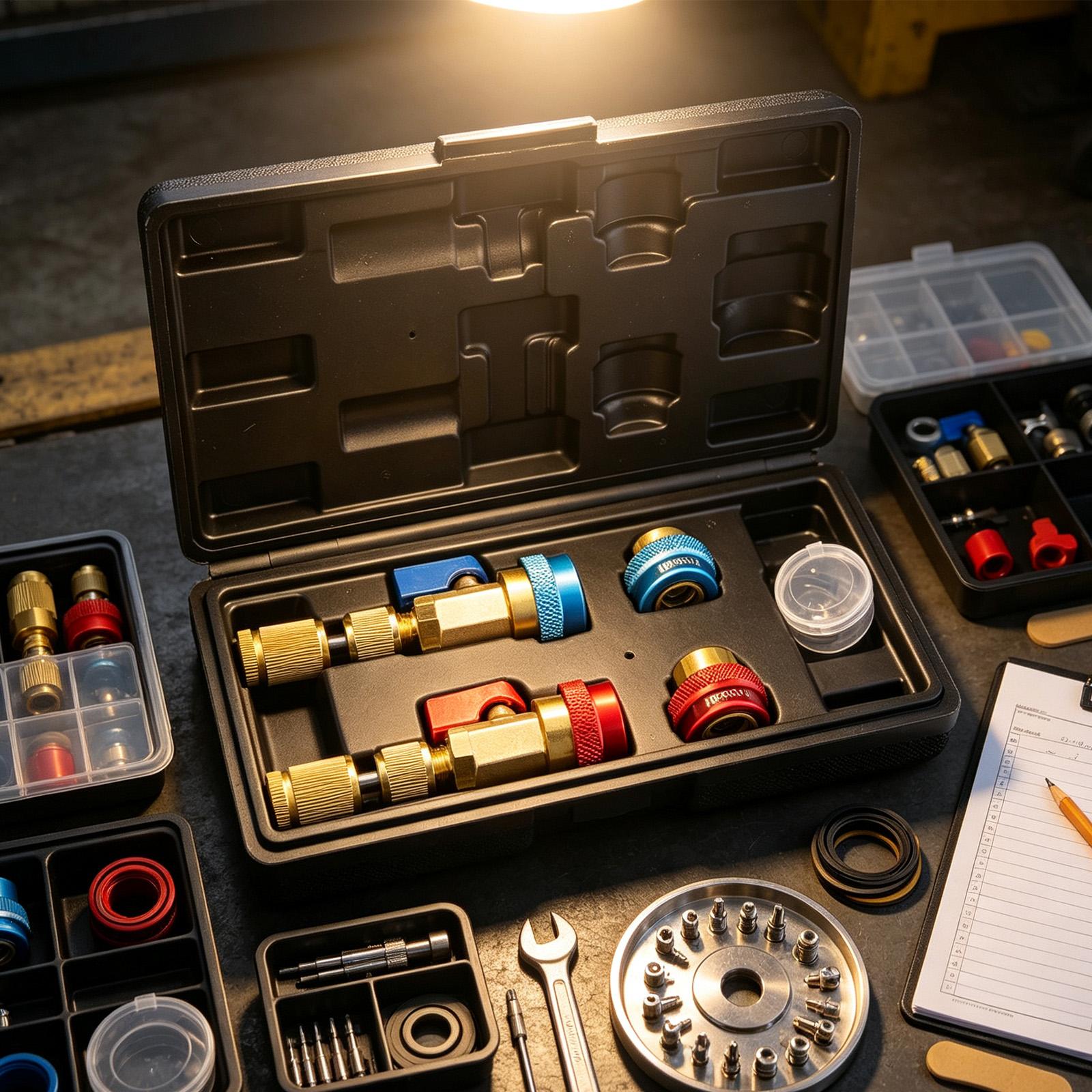 Ac Valve Core Wrench Set Heavy - Heavy Equipment Technician 评论和价格