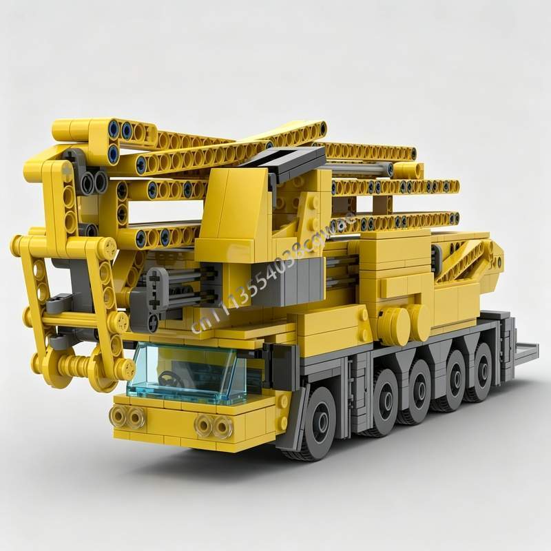 1182PCS Tower Crane MOC Custom - Heavy Equipment Lego 评论和价格