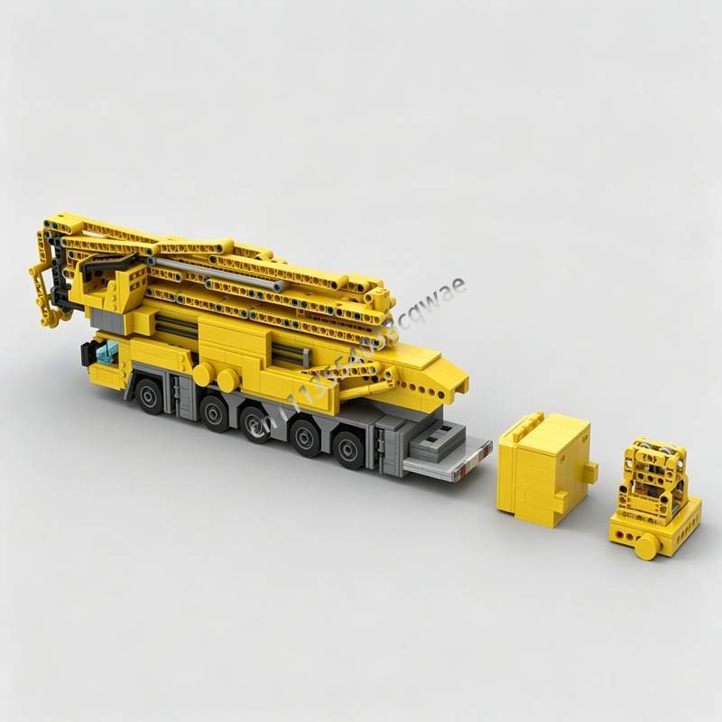 1182PCS Tower Crane MOC Custom - Heavy Equipment Lego 评论和价格