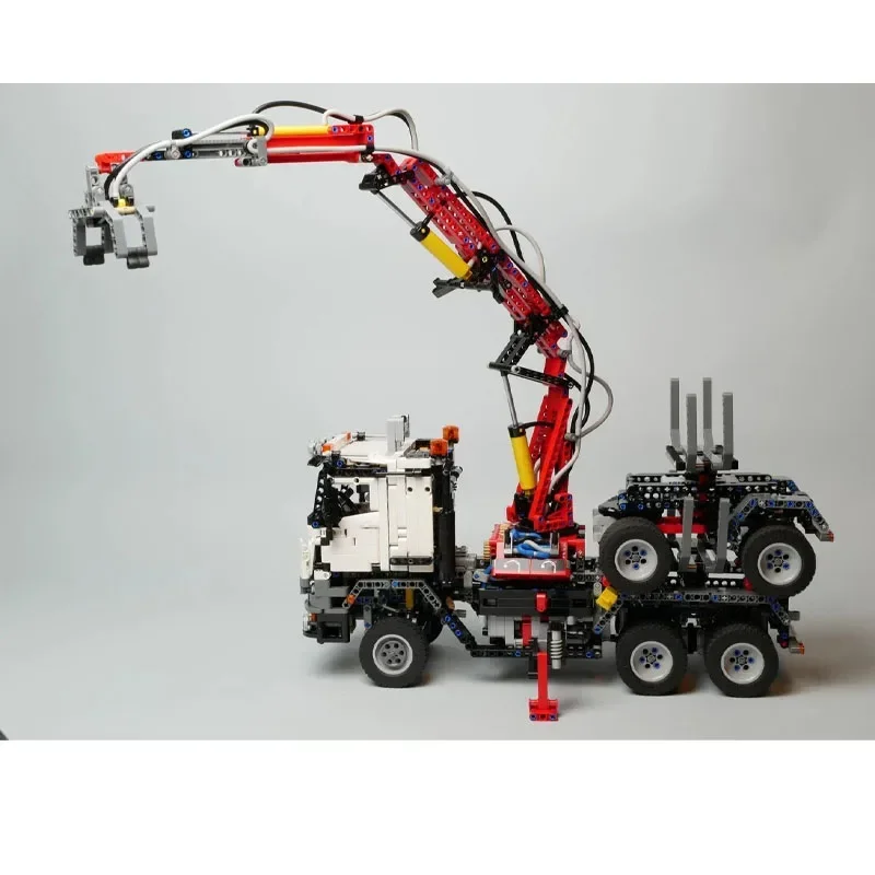 42043 Long Wood Truck Crane Sa - Heavy Equipment Lego 评论和价格