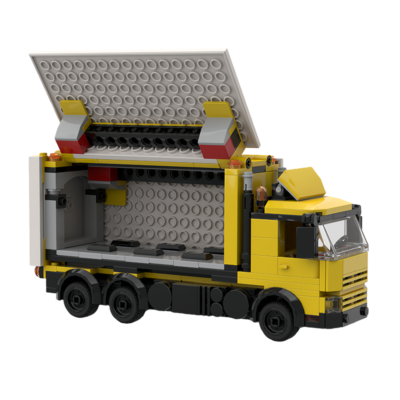 282 PCS transport Yellow Deliv - Heavy Equipment Lego 评论和价格